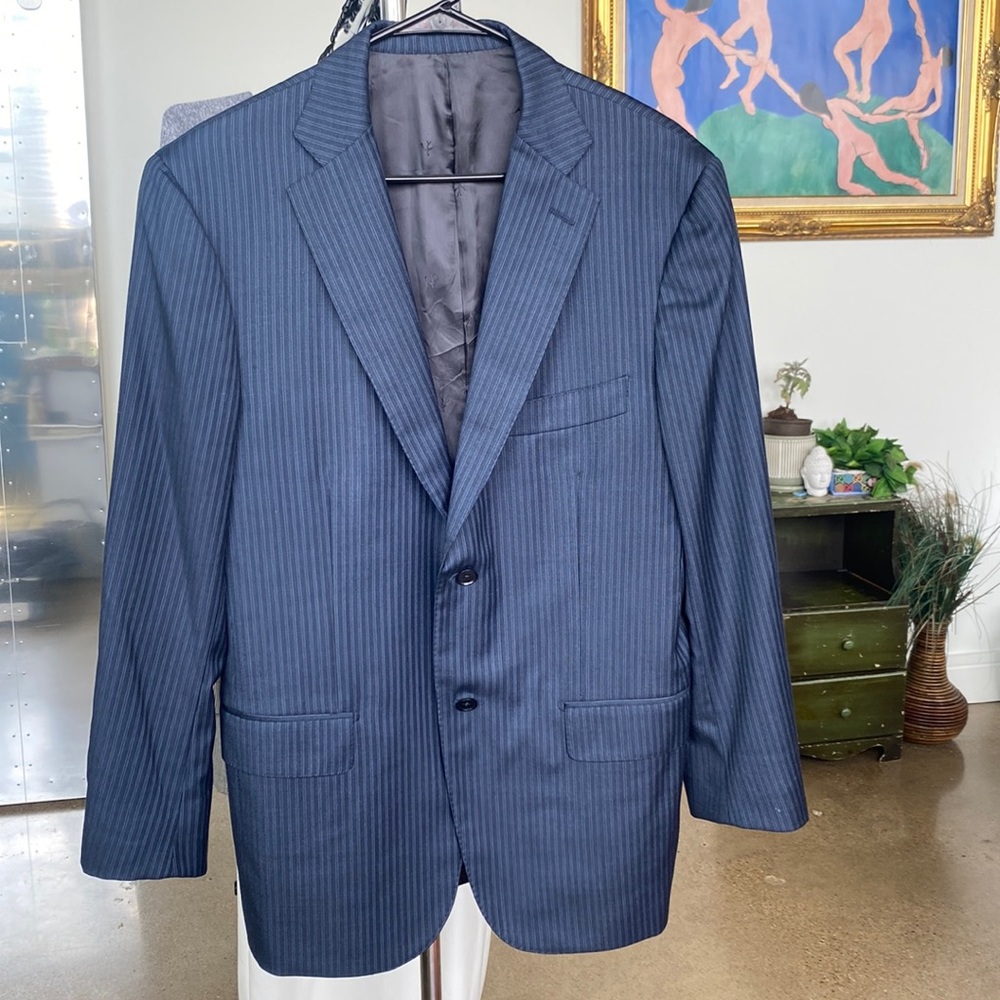 Navy Blue PinStripe Blazer